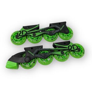 Roller Derby Blade Wheels Replacement for Roller Inline Green Black